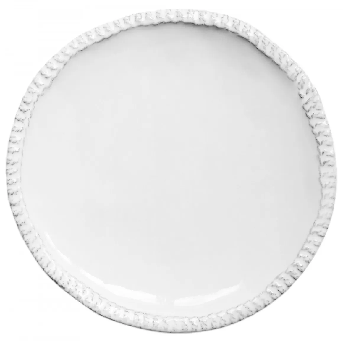 Astier de Villatte Aurelie Dinner Plate With Embroidered Border