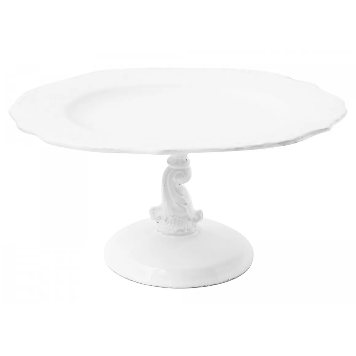 Astier de Villatte Avril Dish With Tall Stand