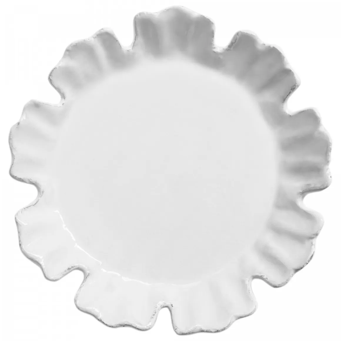 Astier de Villatte Chou Dessert Plate With 9 Petals