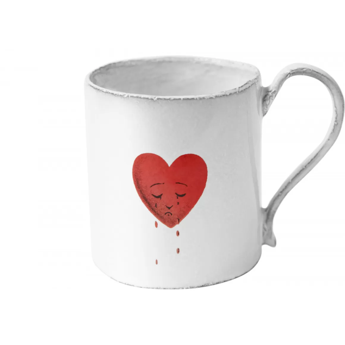 Astier de Villatte Crying Heart Mug