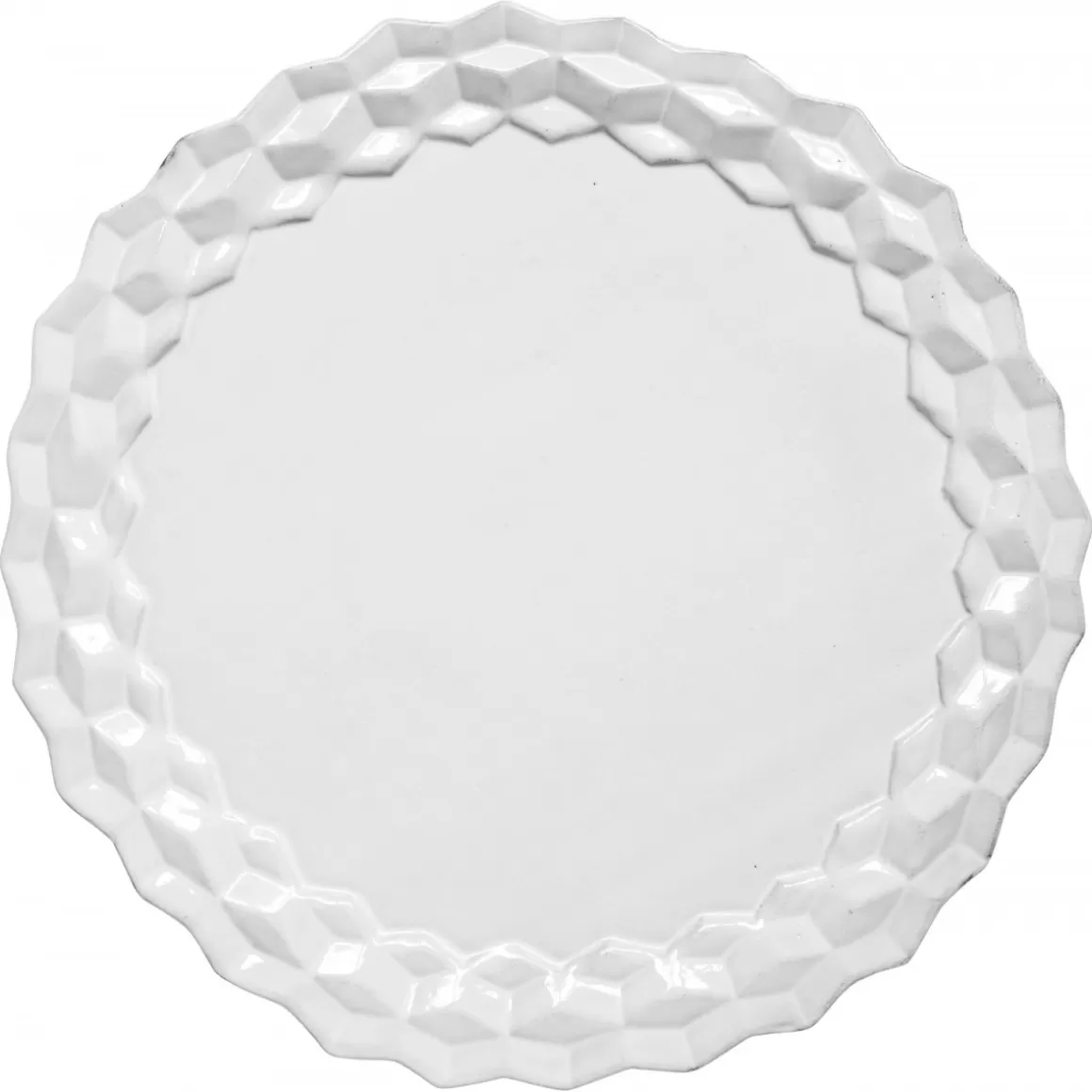 Astier de Villatte Cube Dinner Plate