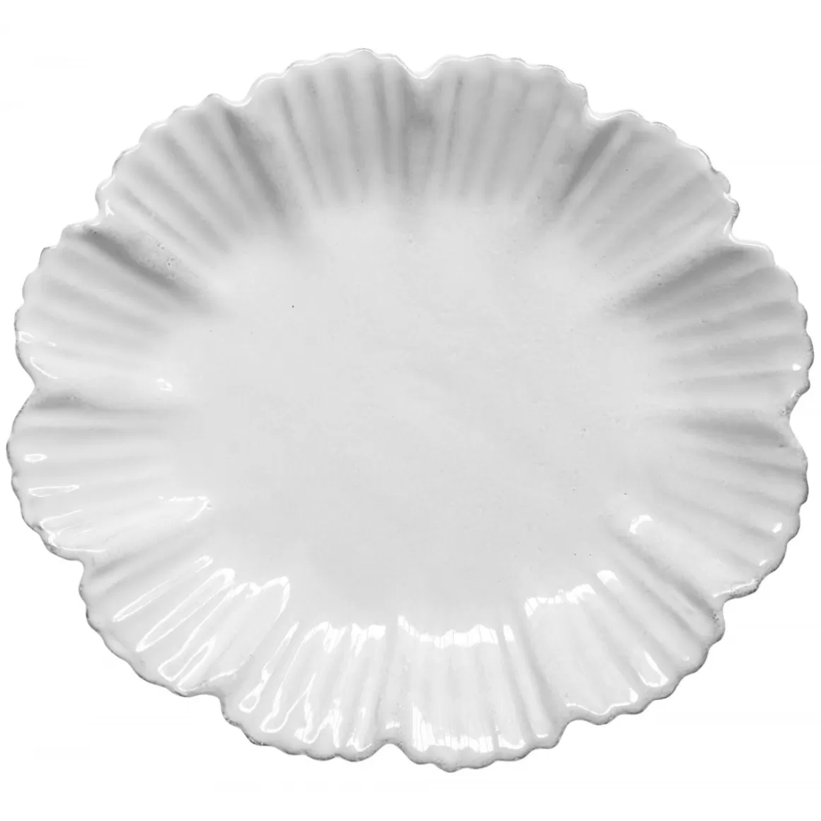 Astier de Villatte Drape Dessert Plate