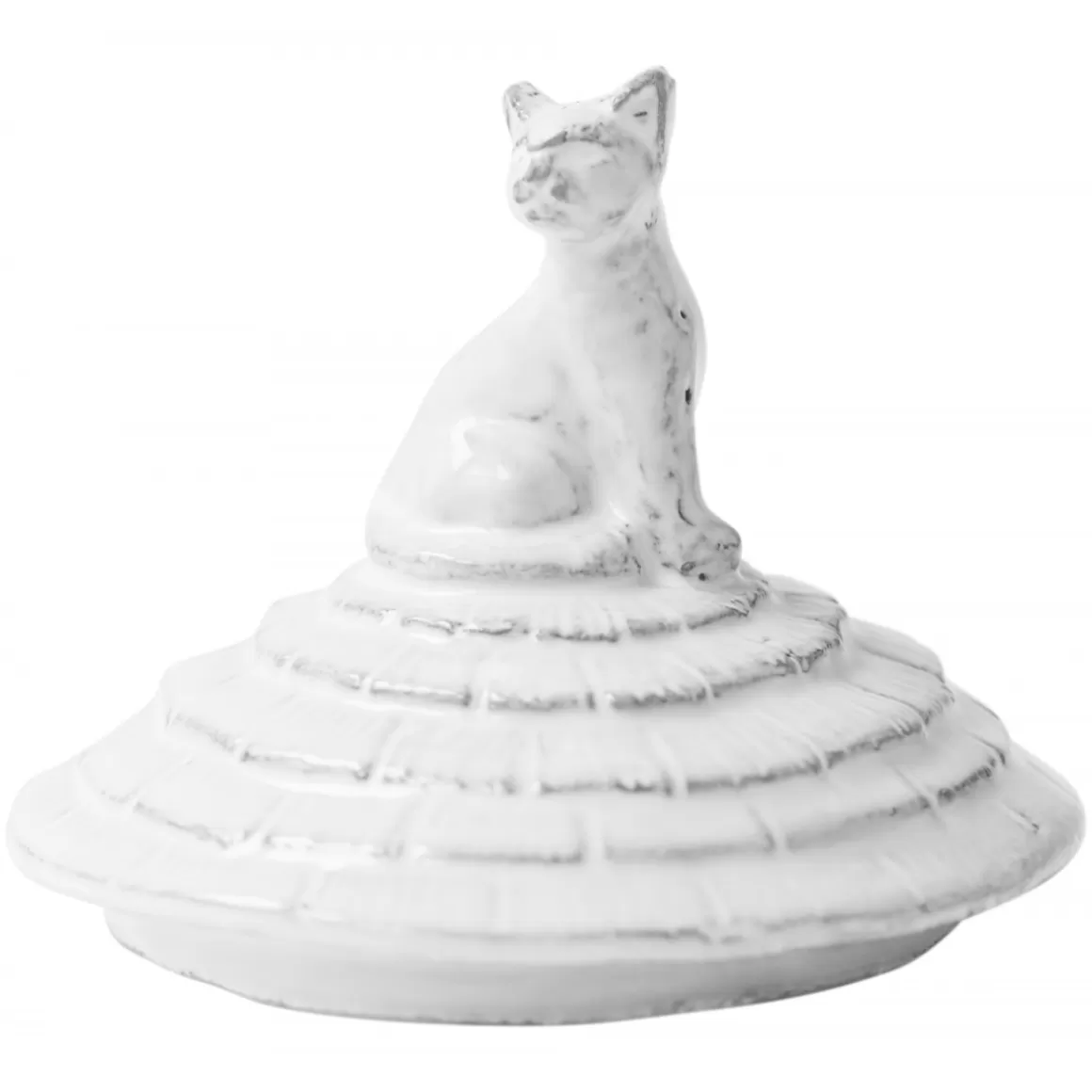 Astier de Villatte Grand Chalet Cat Candle Lid For Glass Candles