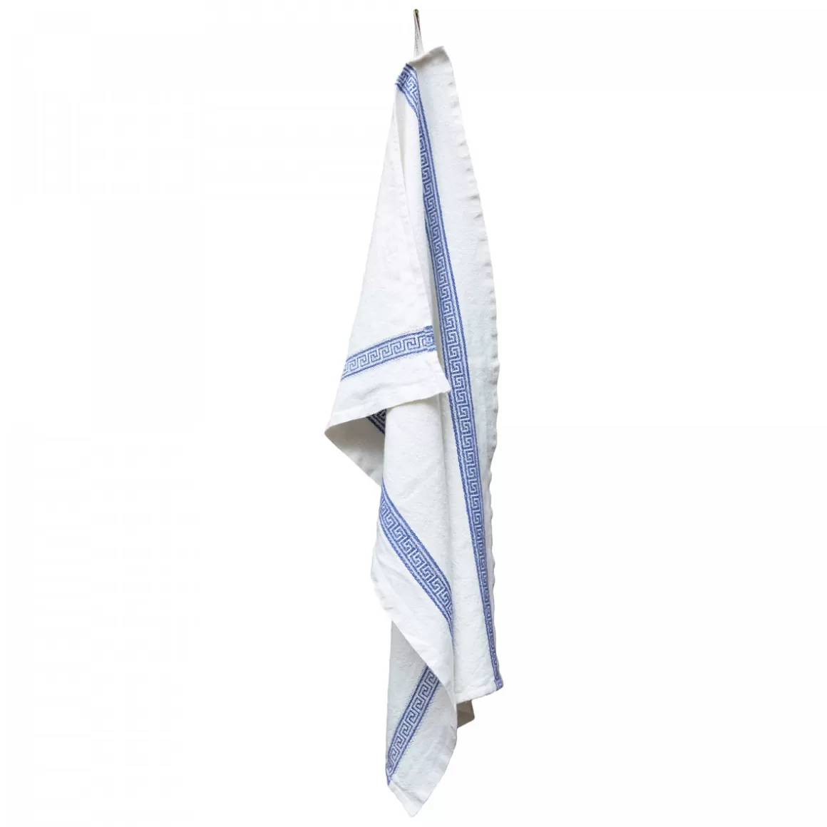 Astier de Villatte Grecque Tea Towel (Blue)