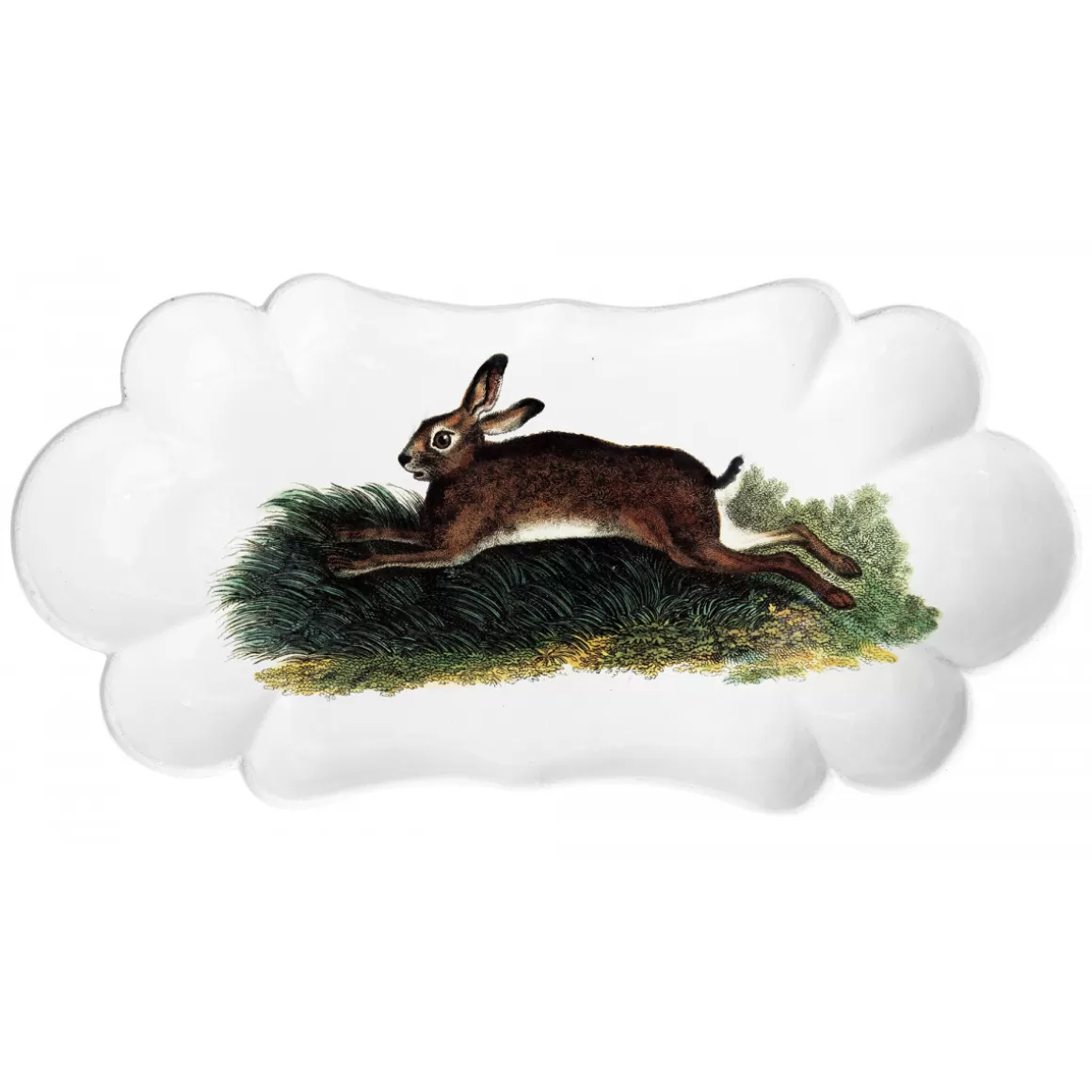 Astier de Villatte Jumping Rabbit Platter