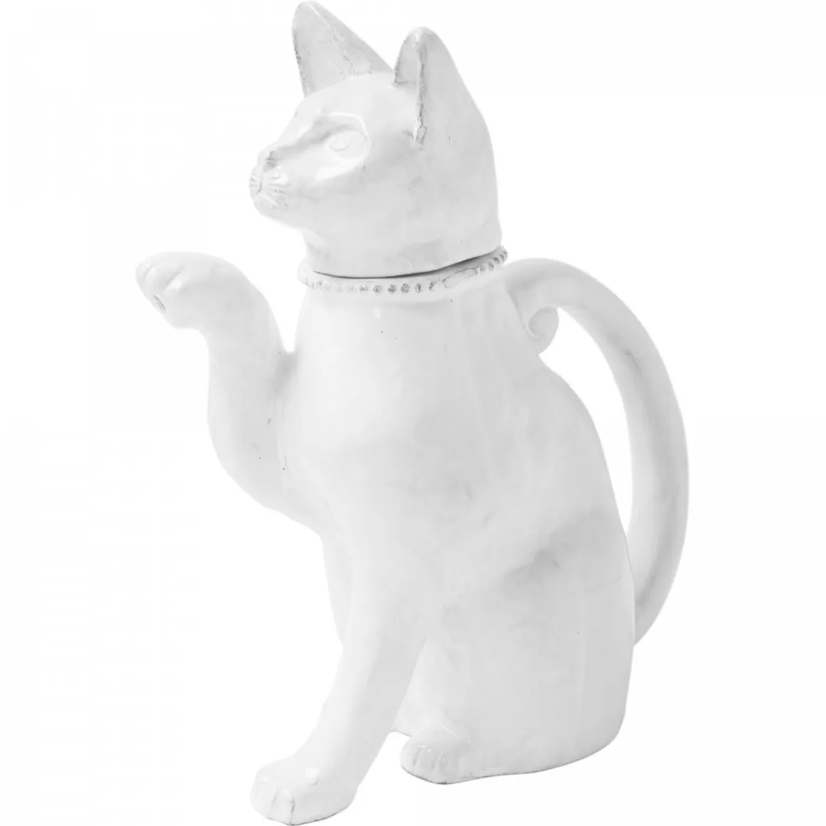 Astier de Villatte Large Cat Teapot