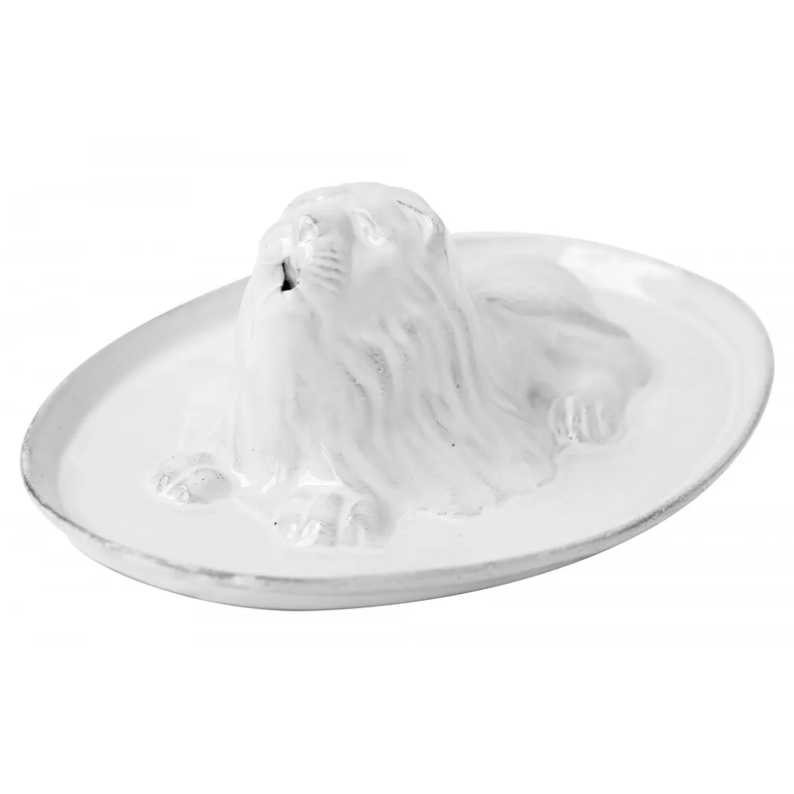 Astier de Villatte Large Lion Incense Holder