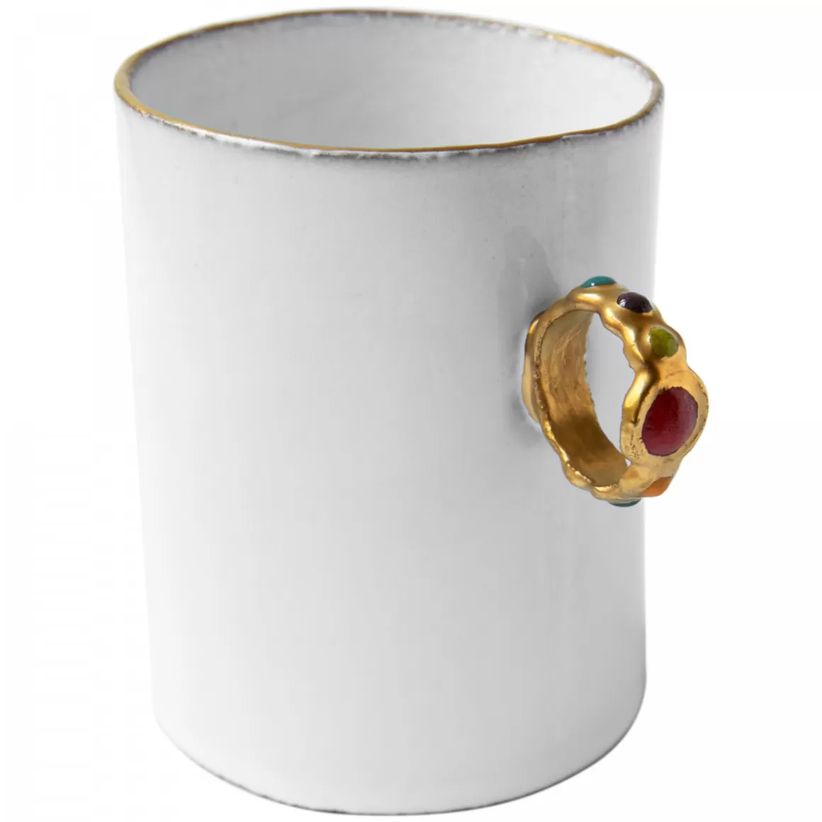 Astier de Villatte Multicolour Ring Cup