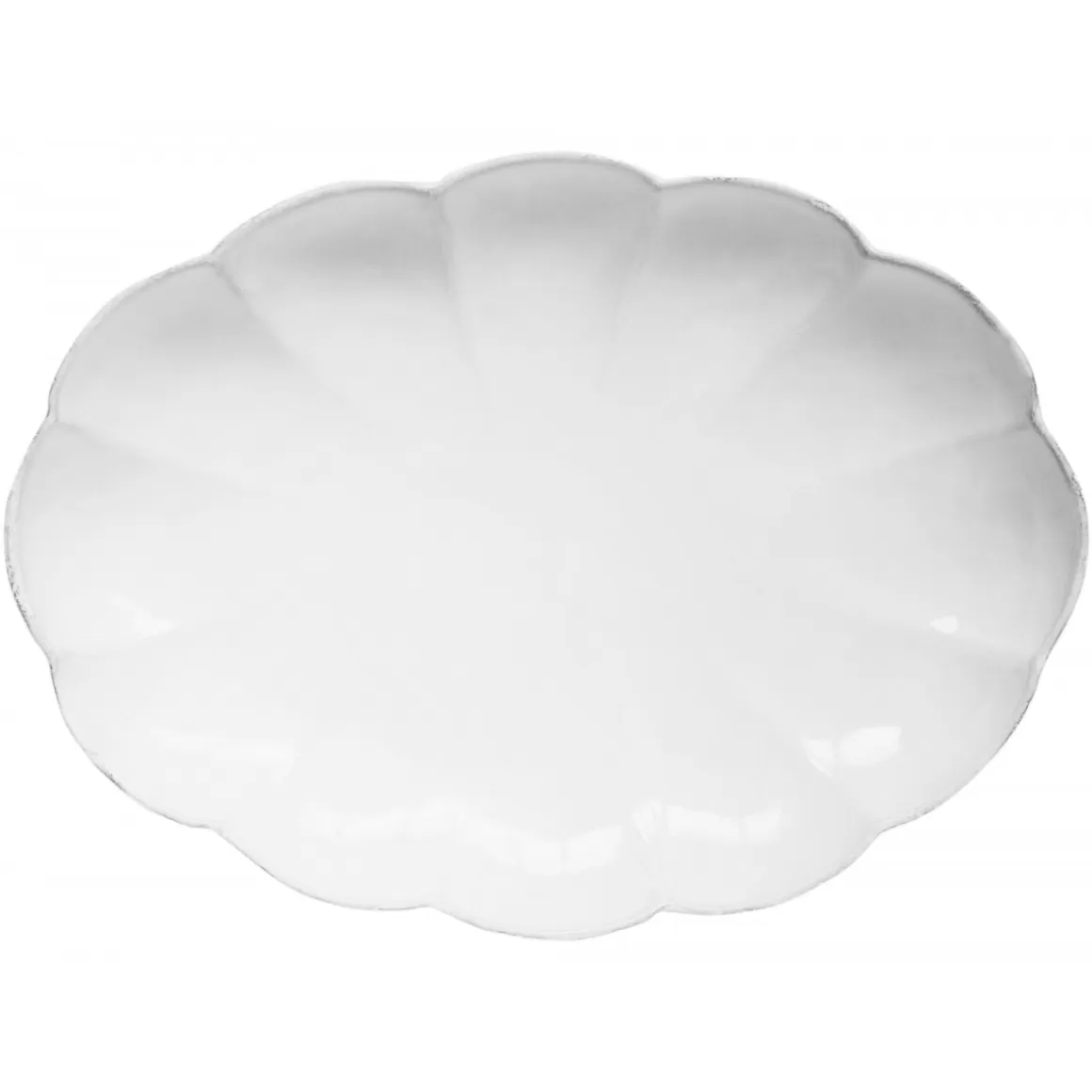 Astier de Villatte Oval Deep Marguerite Platter