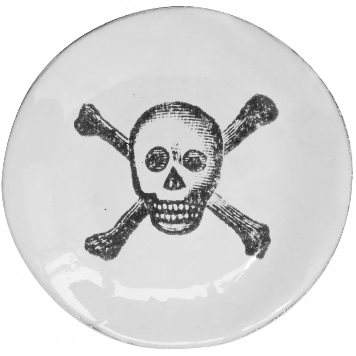 Astier de Villatte Skull & Bones Saucer