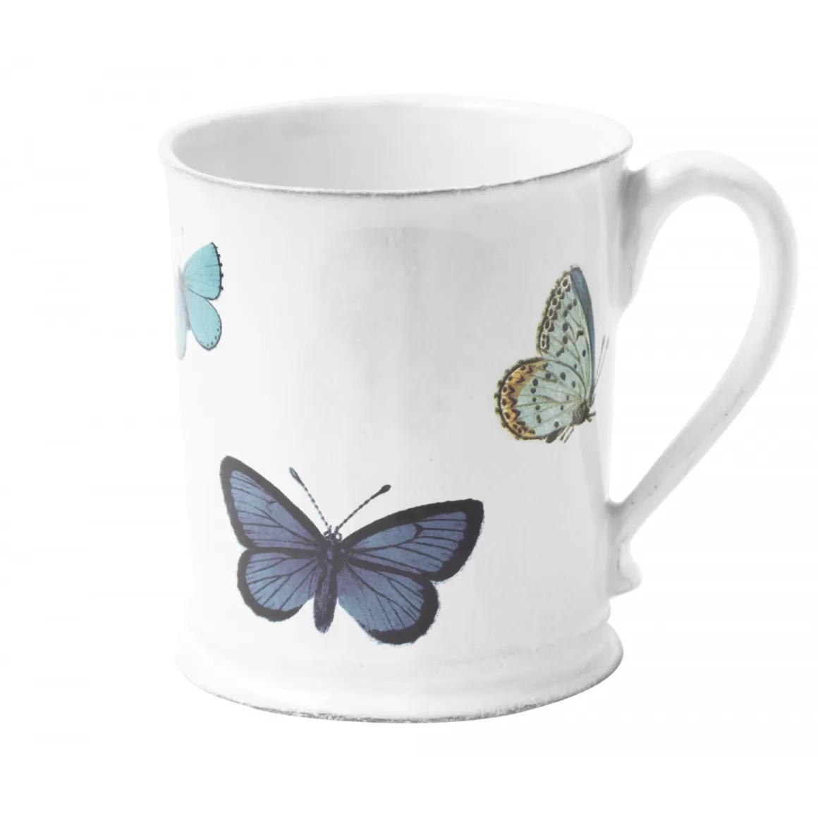 Astier de Villatte Small Blue Adonis Butterfly Mug