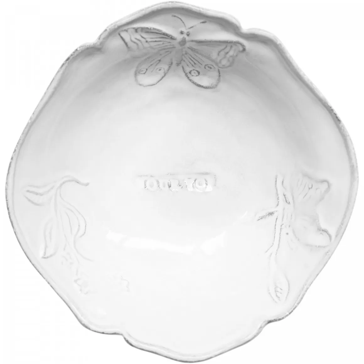 Astier de Villatte Small Fleurs Soup Plate