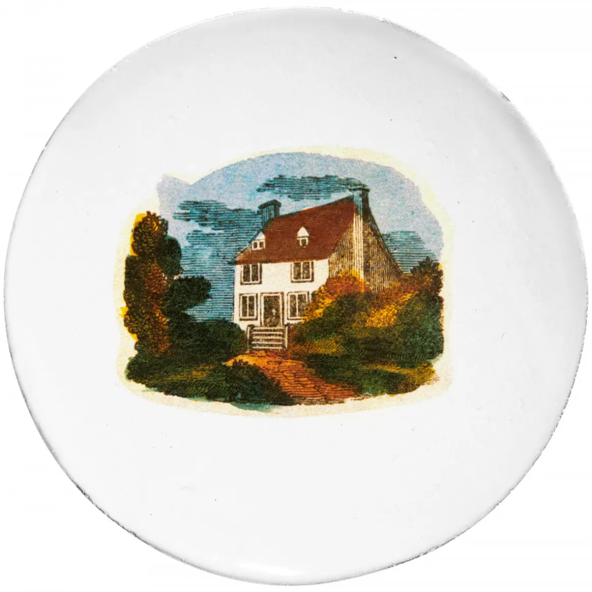 Astier de Villatte Small House Plate