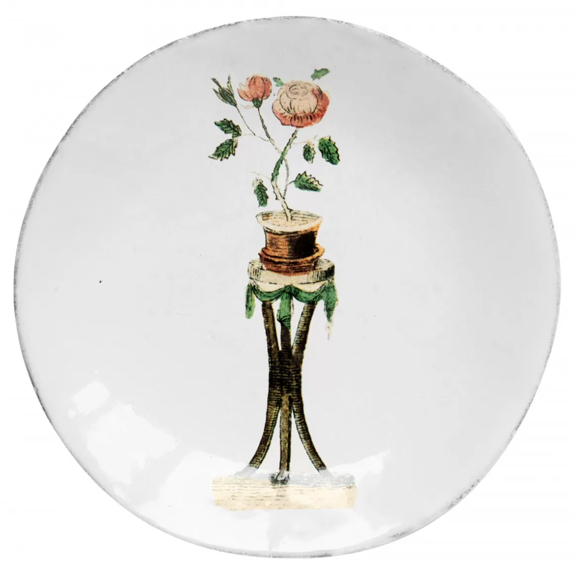 Astier de Villatte Small Rosebush Plate