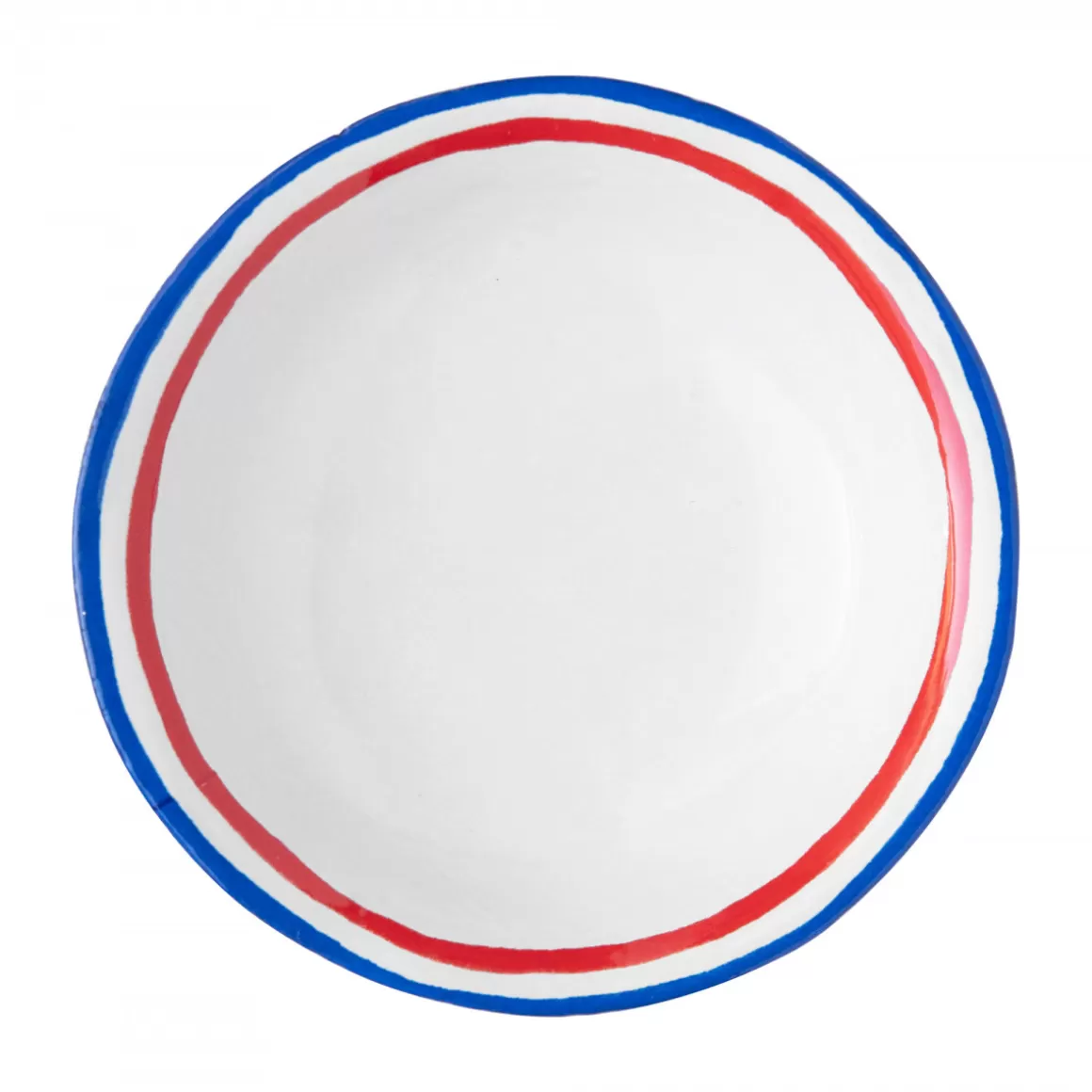 Astier de Villatte Tricolore Saucer