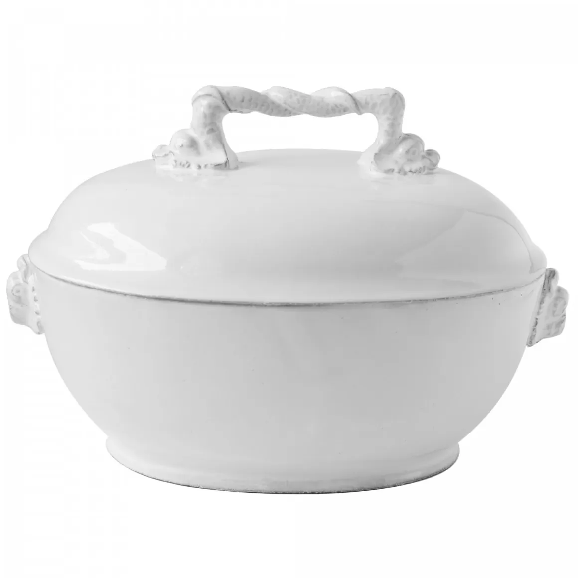 Astier de Villatte Tureen With Dragon Handle