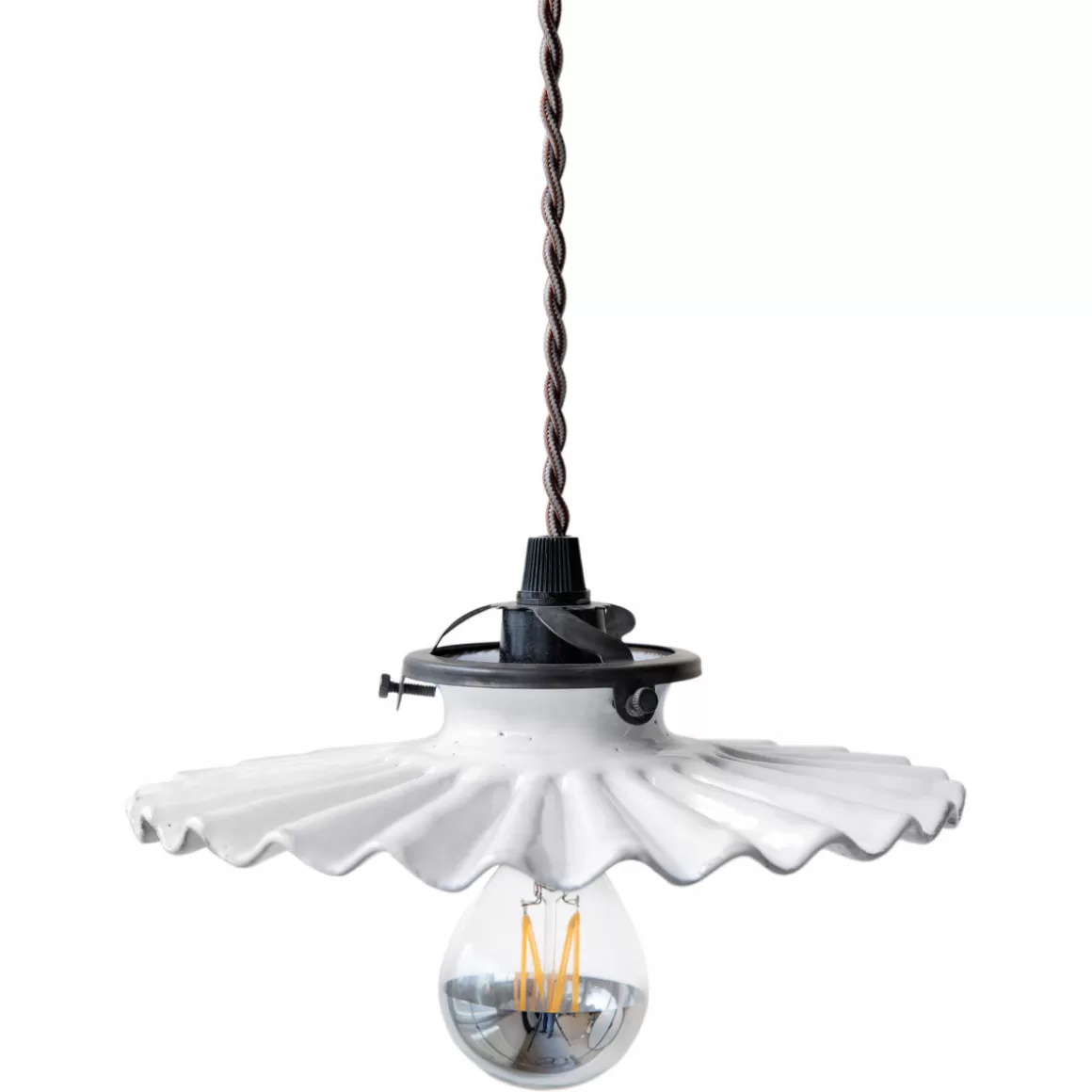 Astier de Villatte Tutu Pendant Light With Canopy