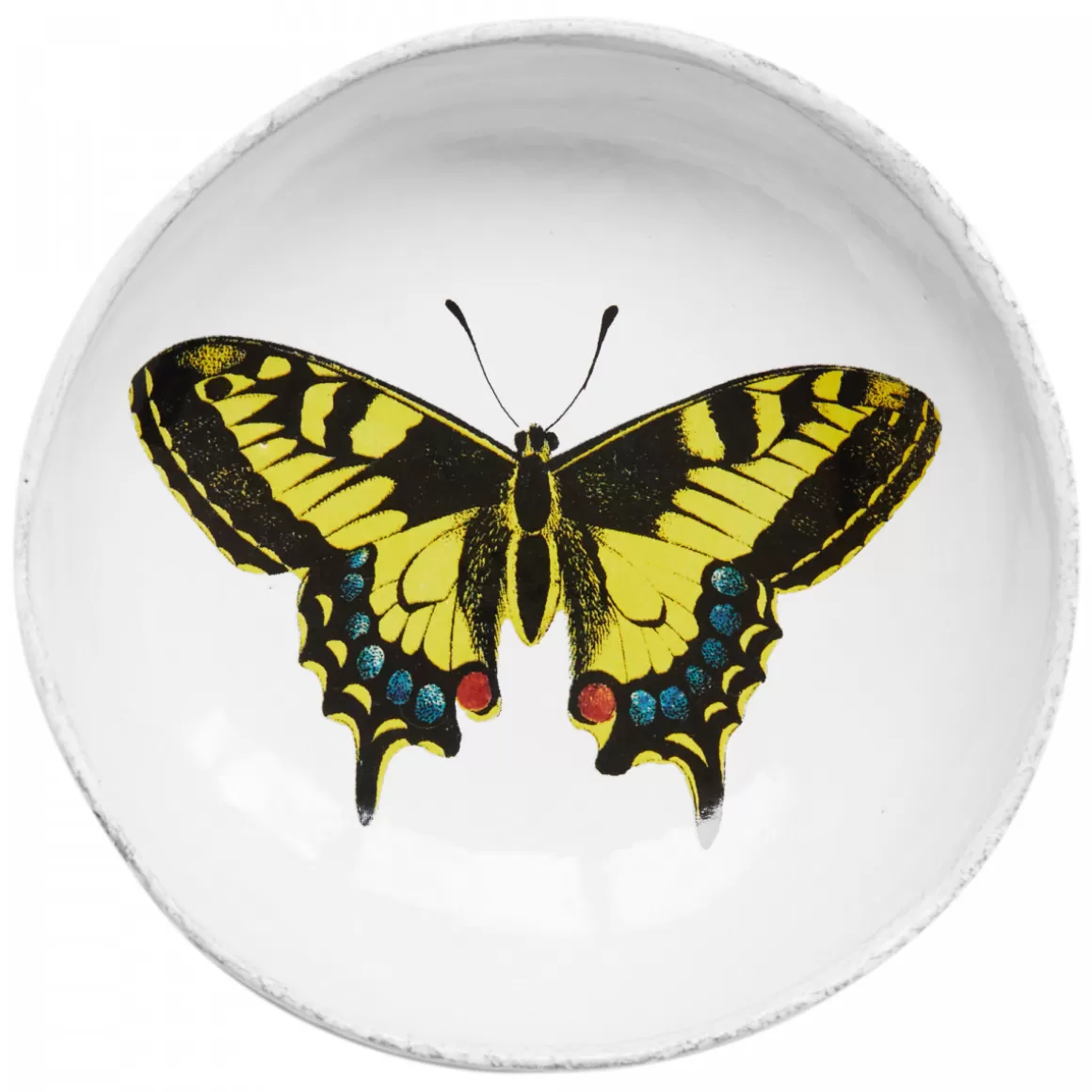 Astier de Villatte Yellow Butterfly Dish